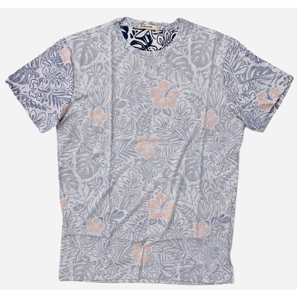 Marine Layer Men's Oahu Hawaiian Vintage Reverse Faded Wash Tee T-Shirt - Picture 1 of 7